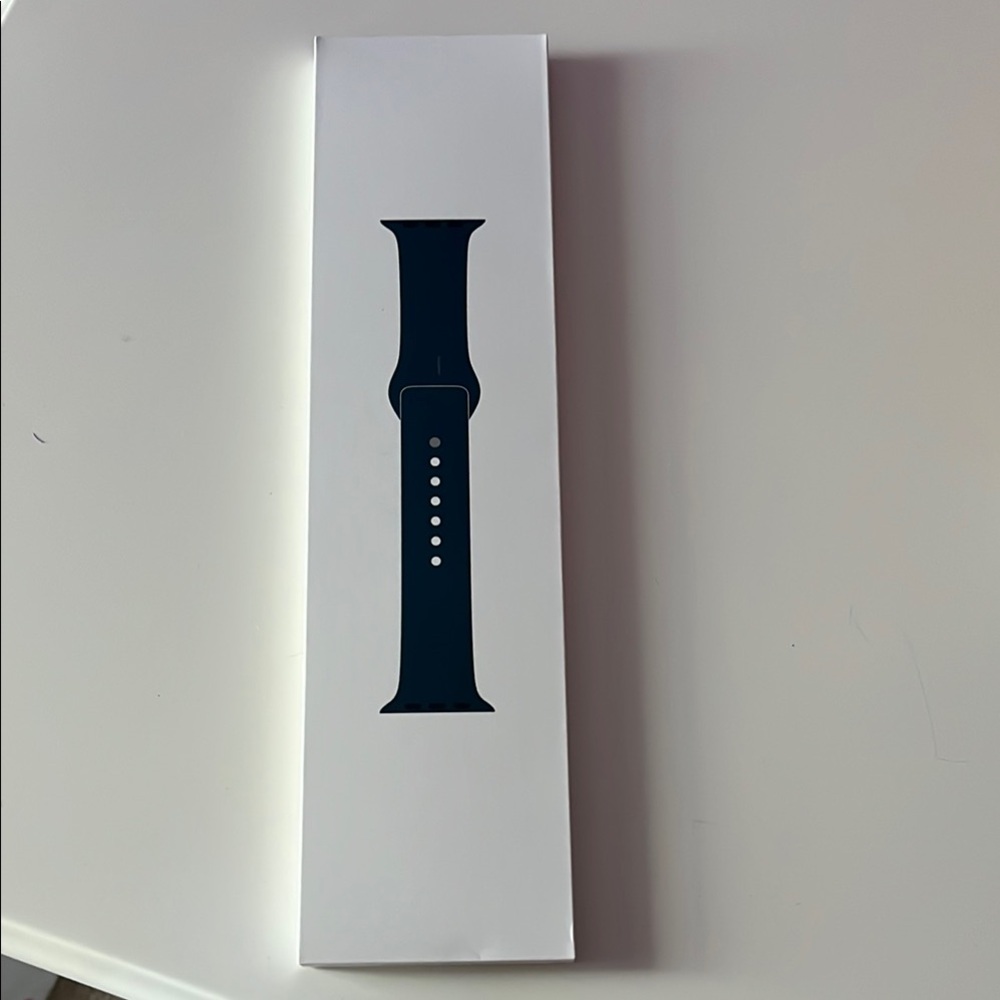 Navy Sports Band Apple Watch Silicone Watch Band